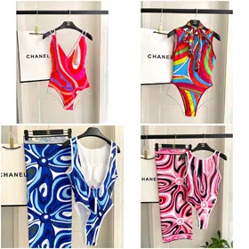 Emilio Pucci Resort Printed Backless Swimsuit-6475  